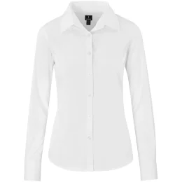 Ladies Long Sleeve Sycamore Shirt - WHITE - M