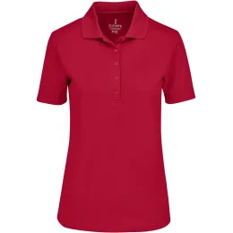 Ladies Edge Golf Shirt - RED - XL
