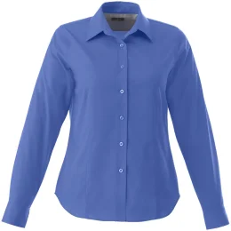 Ladies Long Sleeve Wilshire Shirt - ROYAL BLUE - 3XL