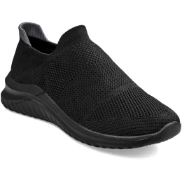 Unisex Comfort Slip-on Sneaker - BLACK - 9