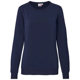 Ladies Quinn Crew Neck Sweater - NAVY - XL