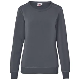 Ladies Quinn Crew Neck Sweater - GREY - M