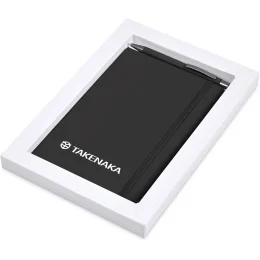 Hibiscus Notebook & Pen Set - BLACK