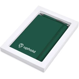 Hibiscus Notebook & Pen Set - DARK GREEN