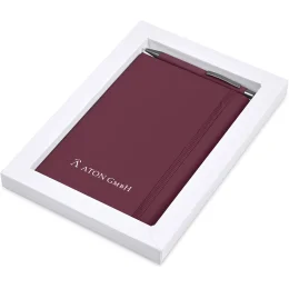 Hibiscus Notebook & Pen Set - MAROON