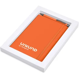 Hibiscus Notebook & Pen Set - ORANGE