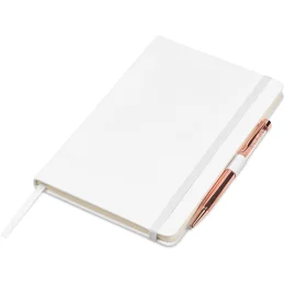 Hailford Notebook & Pen Set - SOLID WHITE