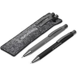 Omaha Ball Pen & Pencil Set - BLACK
