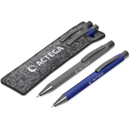 Omaha Ball Pen & Pencil Set - BLUE