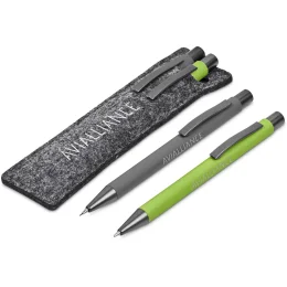 Omaha Ball Pen & Pencil Set - LIME