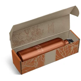 Solano Bottle in Bianca Custom Gift Box - BURNT ORANGE