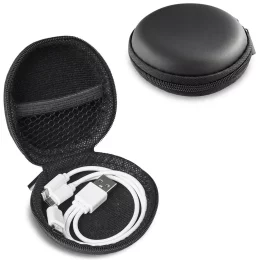 Sammy Tri-Cable in EVA Case - SOLID WHITE