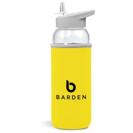 Kooshty Sipper Neo Glass Water Bottle – 850ml - YELLOW
