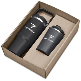 Kooshty Waikos Drinkware Gift Set - CHARCOAL