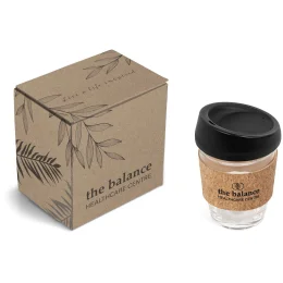 Kooshty Kork Kup in Bianca Custom Gift Box - BLACK