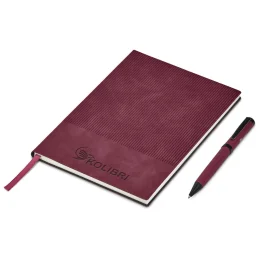 Serendipio Milestone Notebook & Pen Set - MAROON