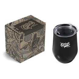Serendipio Madison Cup in Bianca Custom Gift Box - BLACK