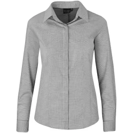 Ladies Long Sleeve Taylor Shirt - GREY - XL