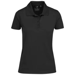 Ladies Wynn Golf Shirt - BLACK - M