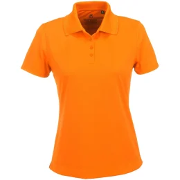 Ladies Wynn Golf Shirt - ORANGE - L