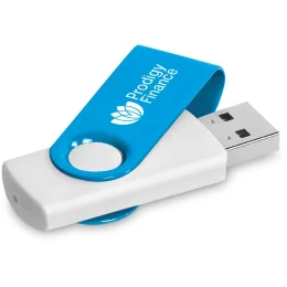 Altitude Axis Gyro White Flash Drive - CYAN - 16GB