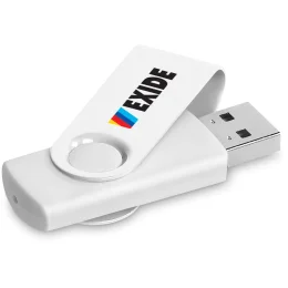 Altitude Axis Gyro White Flash Drive - SOLID WHITE - 16GB