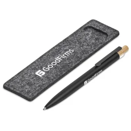 Okiyo Mimo Recycled Aluminium Ball Pen - BLACK