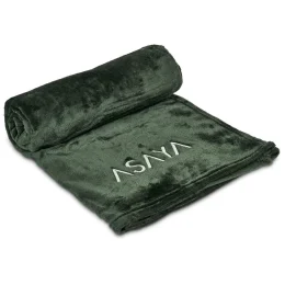 Serendipio Huron Fleece Blanket - OLIVE