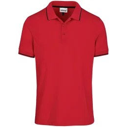 Mens Reward Golf Shirt - RED - M