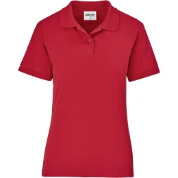 Ladies Eco Promo Golf Shirt - RED - 2XL