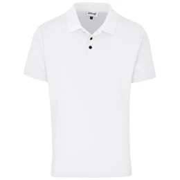 Mens Virtue Golf Shirt - WHITE - M