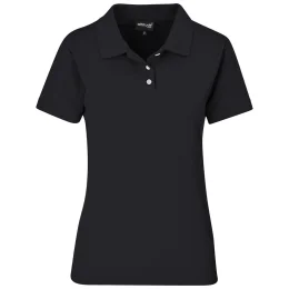 Ladies Virtue Golf Shirt - BLACK - L