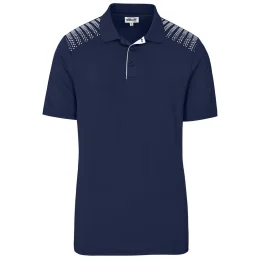 Mens Aerogrid Golf Shirt - NAVY - XL