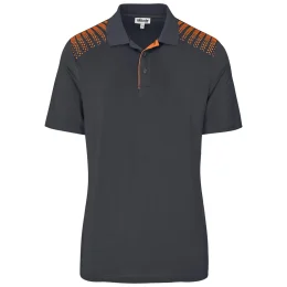 Mens Aerogrid Golf Shirt - ORANGE - XL