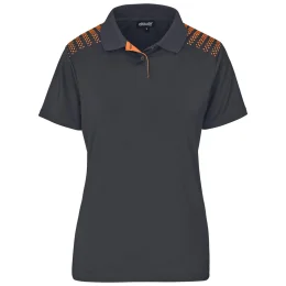 Ladies Aerogrid Golf Shirt - ORANGE - L