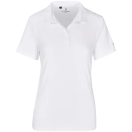 Ladies Alex Varga Skylla Golf Shirt - WHITE - S