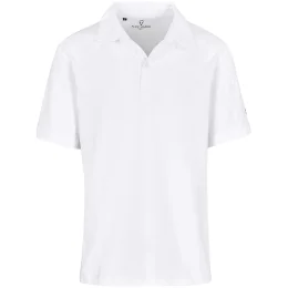 Mens Alex Varga Constantine Golf Shirt - WHITE - 3XL