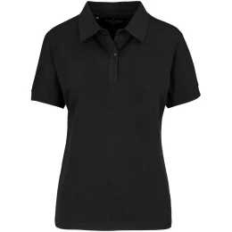 Ladies Alex Varga Constantine Golf Shirt - BLACK - 2XL
