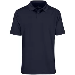 Mens Alex Varga Questana Seamless Golf Shirt - NAVY - S