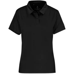Ladies Alex Varga Questana Seamless Golf Shirt - BLACK - 3XL