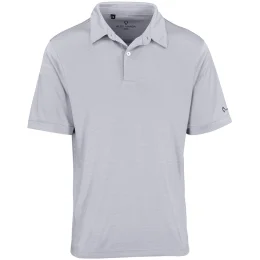 Mens Alex Varga Callidora Golf Shirt - Light Grey - 4XL