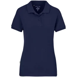Ladies Okiyo Tenyo Eco Golf Shirt - NAVY - 3XL