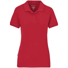 Ladies Okiyo Tenyo Eco Golf Shirt - RED - XL