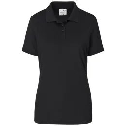 Ladies Okiyo Shizen Eco Golf Shirt - BLACK - M