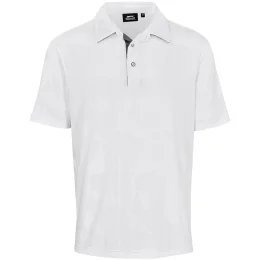 Mens Motif Golf Shirt - WHITE - S