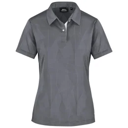 Ladies Motif Golf Shirt - GREY - 4XL
