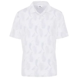 Mens Slazenger Monterey Golf Shirt - WHITE - XL