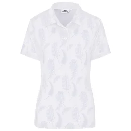 Ladies Slazenger Monterey Golf Shirt - WHITE - XL