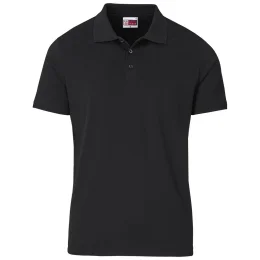 Mens Prima Stretch Golf Shirt - BLACK - L