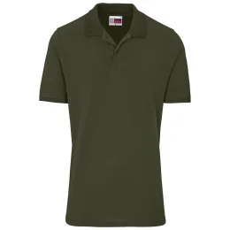 Mens Houston Stretch Golf Shirt - OLIVE - 3XL